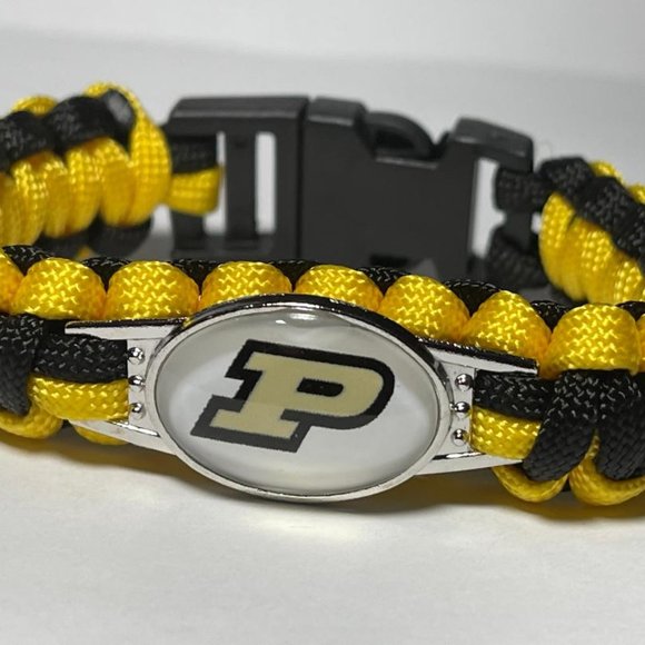 PURDUE BOILERMAKERS NCAA Braided Paracord NEW!! - Picture 1 of 2